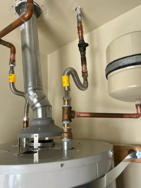 Water heater installation and plumbing repair in Ault